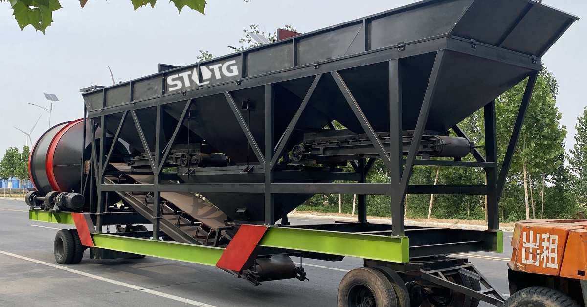 foundation free concrete batching plant